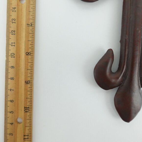 Iron Cross Medieval Ornate Gothic Fleur De Lis Wall Decor - Picture 11 of 11